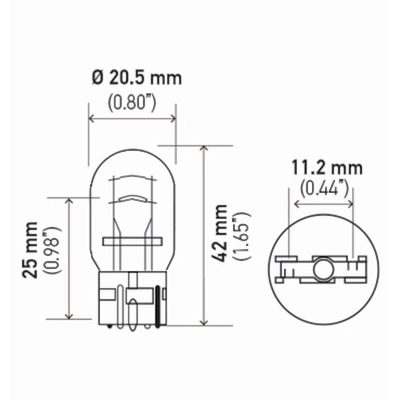HELLA - 7443 - Tail Lamp Bulb pa1