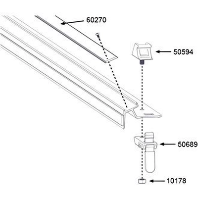 Slide In Hook Replacement Kit by ACCESS COVER - 60270 pa1