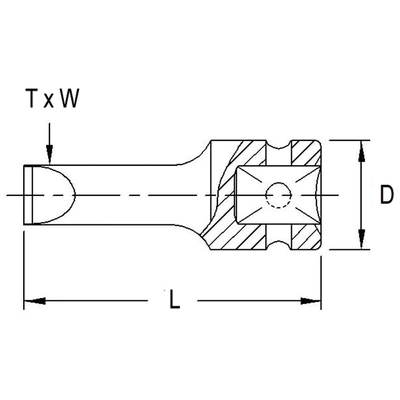 Slotted Bit Socket by GENIUS - 3460P10 pa2