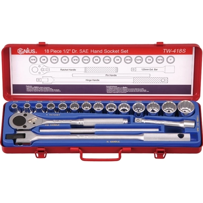 Socket Set by GENIUS - TW-418S pa1