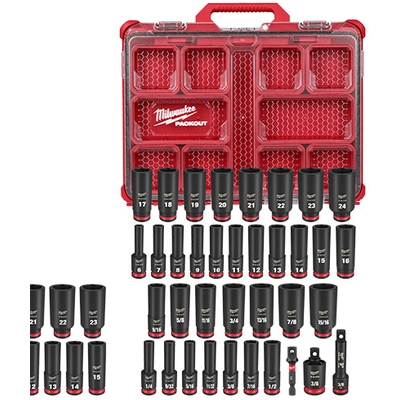 MILWAUKEE - 49-66-6805 - 3/8” Dr 36PC Socket Packout Set pa1