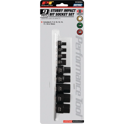 Socket Set by PERFORMANCE TOOL - W38964 pa2