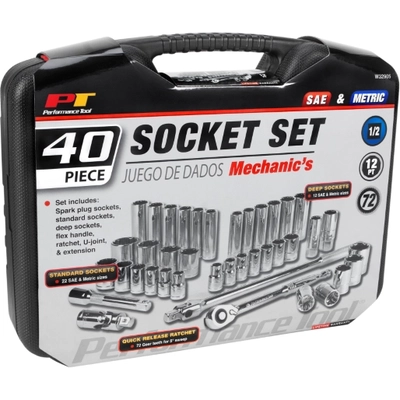 Socket Set by PERFORMANCE TOOL - W32905 pa1