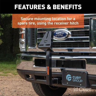 Spare Tire Carrier Mount by CURT MANUFACTURING - 31006 pa9