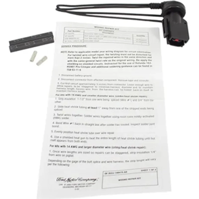 Speed Sensor Connector by MOTORCRAFT - WPT1816 pa2