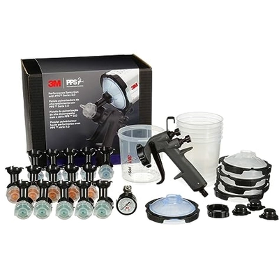 3M - 26778 - Performance™ HVLP Industrial Gravity Feed Spray Gun Kit with PPS™ Series 2.0™ Adapter pa6