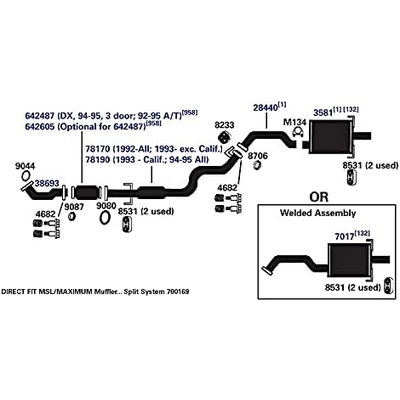 AP EXHAUST - 4682 - Spring And Bolt Kit pa2