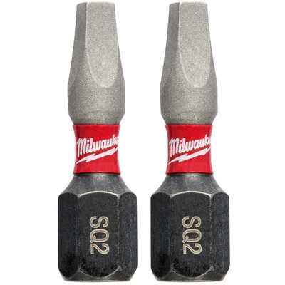 MILWAUKEE - 48-32-4422 - Impact Square Recess SQ2 Insert Bits pa2