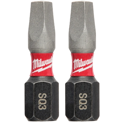 MILWAUKEE - 48-32-4423 - Impact Square Recess SQ3 Insert Bits pa2