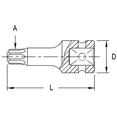 Star Impact Bit Socket by GENIUS - 3452S30 pa1