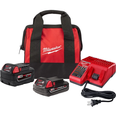 MILWAUKEE - 48-59-1850TPC - M18 5.0Ah & 2.0Ah Starter Kit with Bag pa1