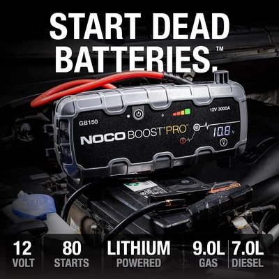 NOCO BOOST - GB150 - 3000 Amp 12V, Lithium-Ion Battery Starter Pack -  NOCO BOOST pa2