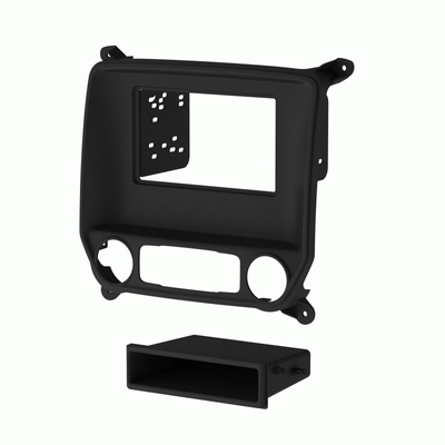 METRA ELECTRONICS - 99-3014G - Double DIN Gray Stereo Dash Kit with Optional Storage Pocket pa2