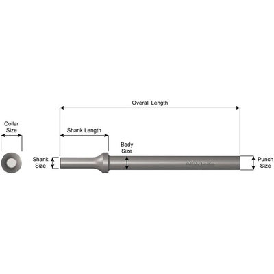 Straight Punch by AJAX TOOLS - A913 pa2