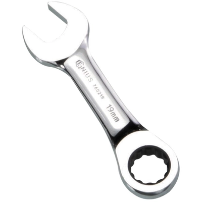 Stubby Combination Ratcheting Wrench by GENIUS - 760217 pa6