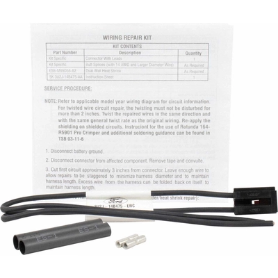 Sunroof Motor Connector by MOTORCRAFT - WPT1572 pa1