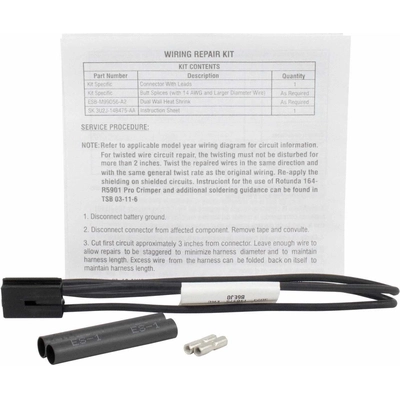 Sunroof Motor Connector by MOTORCRAFT - WPT1572 pa2