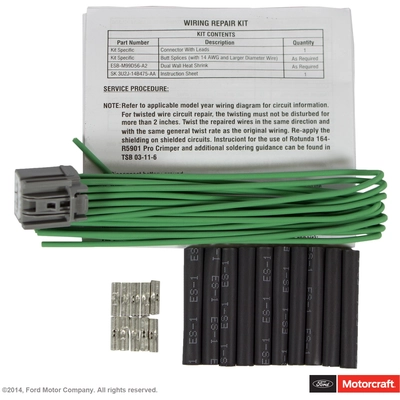 Sunroof Motor Connector by MOTORCRAFT - WPT1037 pa5
