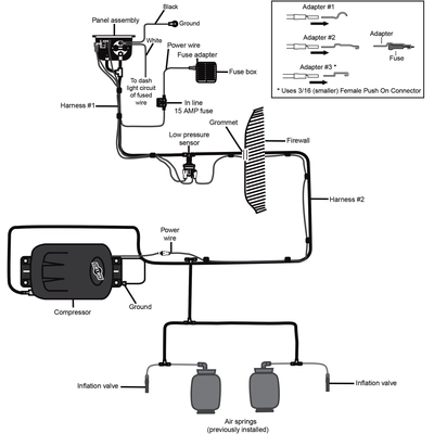 Suspension Air Compressor Kit by AIR LIFT - 25592 pa7