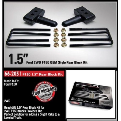 Suspension Leaf Spring Block Kit by READYLIFT - 66-2051 pa1