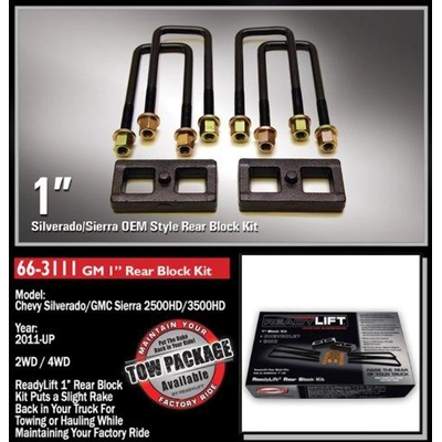 Suspension Leaf Spring Block Kit by READYLIFT - 66-3111 pa4