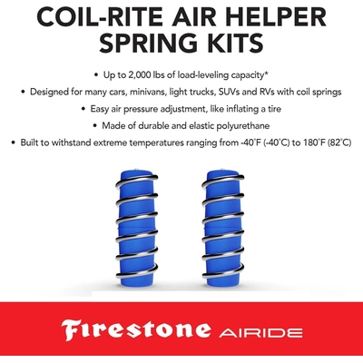 FIRESTONE RIDE-RITE - 4135 - Air Helper Spring Kit pa2