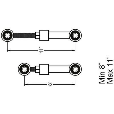 Suspension Stabilizer Bar Link Kit by HELLWIG - 7961 pa2