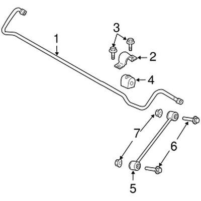 Sway Bar End Bushing by MOPAR - 68217935AA pa1