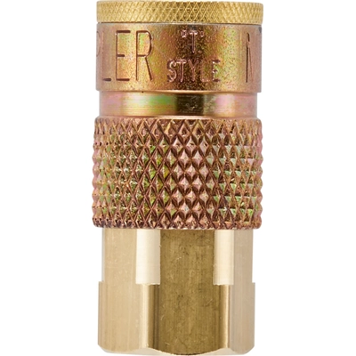 MILTON INDUSTRIES INC - 785 - T-Style 1/4 (F) NPT 40 CFM Quick Coupler Body (Pack of 10) pa2