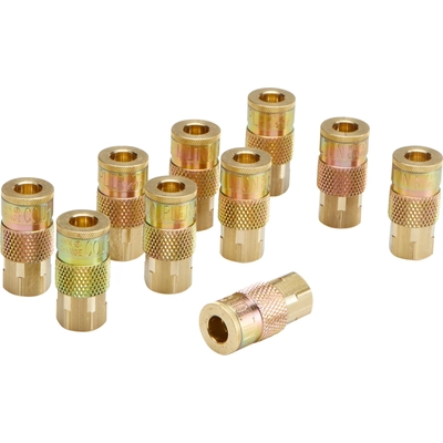 MILTON INDUSTRIES INC - 785 - T-Style 1/4 (F) NPT 40 CFM Quick Coupler Body (Pack of 10) pa3