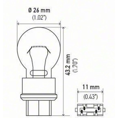 Tail Light by HELLA - 3057 pa3