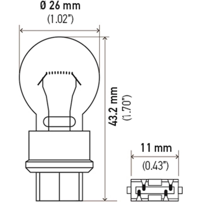 HELLA - 3156 - Bulb (Pack of 10) pa2