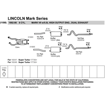 Tail Pipe by WALKER USA - 45010 pa7