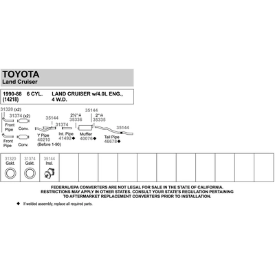 Tail Pipe by WALKER USA - 46678 pa5