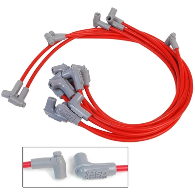 Tailored Resistor Ignition Wire Set by MSD IGNITION - 31249 pa12