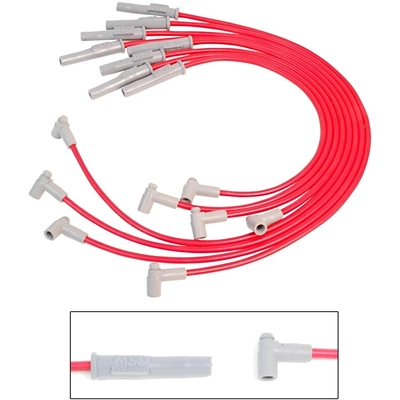 Tailored Resistor Ignition Wire Set by MSD IGNITION - 35389 pa10