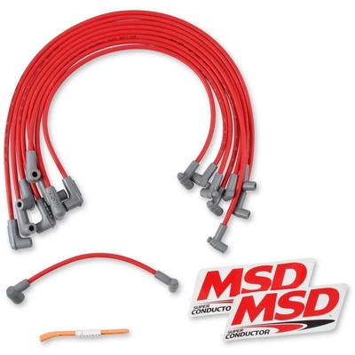 Tailored Resistor Ignition Wire Set by MSD IGNITION - 35599 pa3