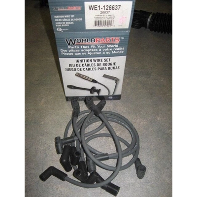 Tailored Resistor Ignition Wire Set by WORLDPARTS - WE1-126637 pa1