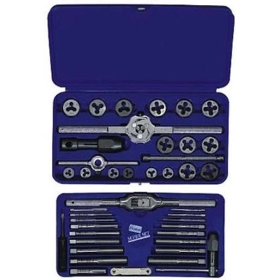 IRWIN - 24606 - Machine Screw with Fractional Tap and Die Set, 41-Piece pa1