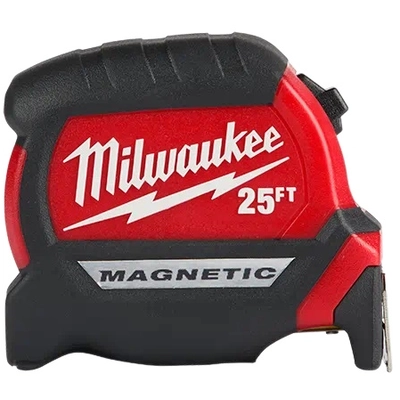 MILWAUKEE - 48-22-0325 - Compact Wide Blade Magnetic Tape Measure pa1