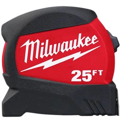 MILWAUKEE - 48-22-0425 - COMPACT WIDE BLADE TAPE MEASURE pa1