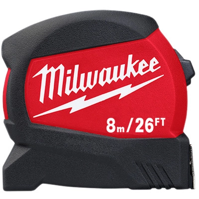 MILWAUKEE - 48-22-0426 - COMPACT WIDE BLADE TAPE MEASURE pa1