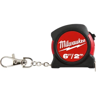 MILWAUKEE - 48-22-5506 - 6ft / 2m Keychain Tape Measure (Pack of 12) pa2