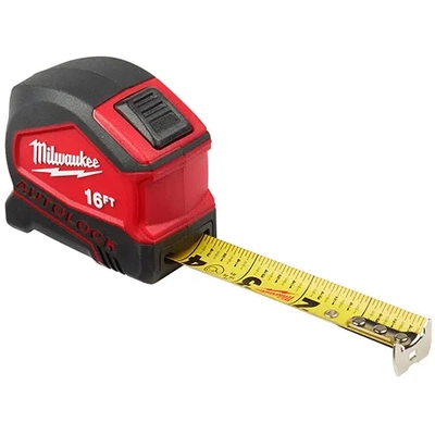 MILWAUKEE - 48-22-6816 - 16ft Compact Auto - Lock Tape Measure pa3