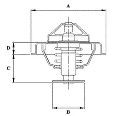 CALORSTAT AUTOMOTIVE - TH6870.82J - Thermostat pa2