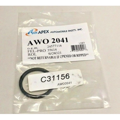 Thermostat Gasket by APEX AUTOMOBILE PARTS - AWO2041 pa1