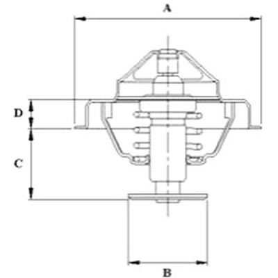 Thermostat With Housing by CALORSTAT AUTOMOTIVE - TH6847.87J pa2