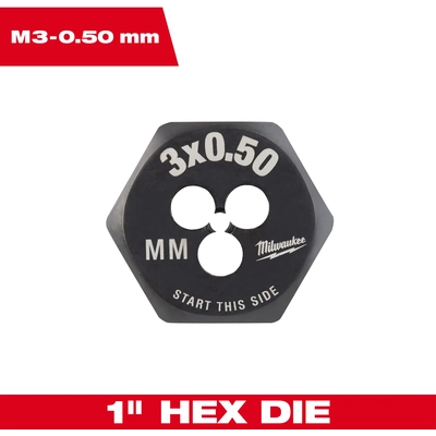 MILWAUKEE - 49-57-5311 - Hex Threading Die pa2