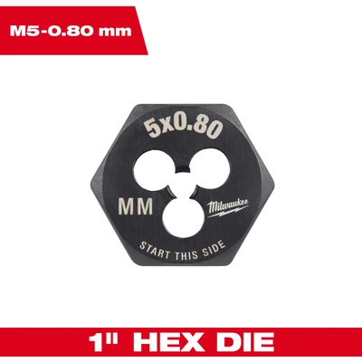 MILWAUKEE - 49-57-5329 - Hex Threading Die pa2