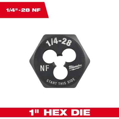 MILWAUKEE - 49-57-5338 - Hex Threading Die pa2